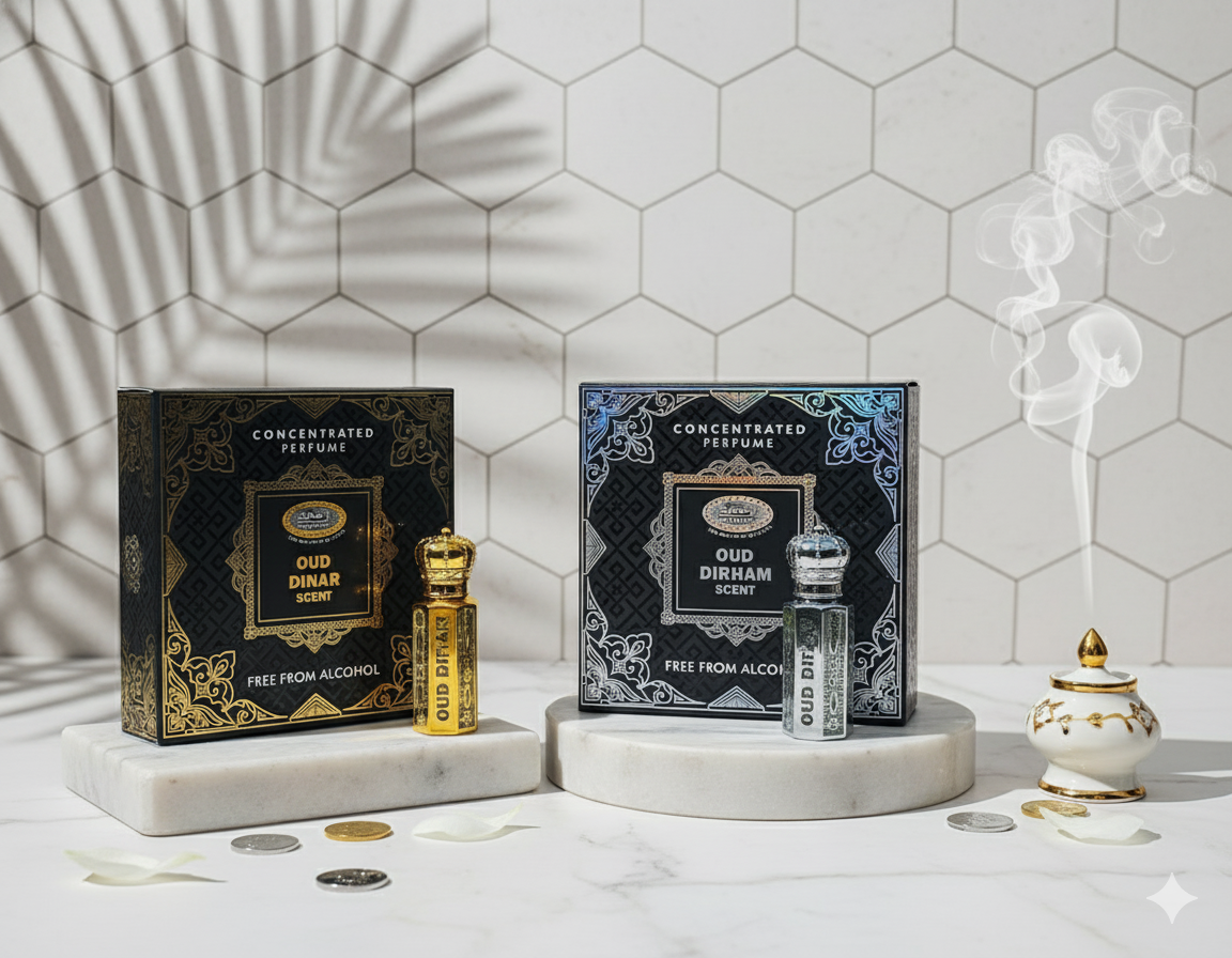 OUD DINAR AND OUD DIRHAM SCENT