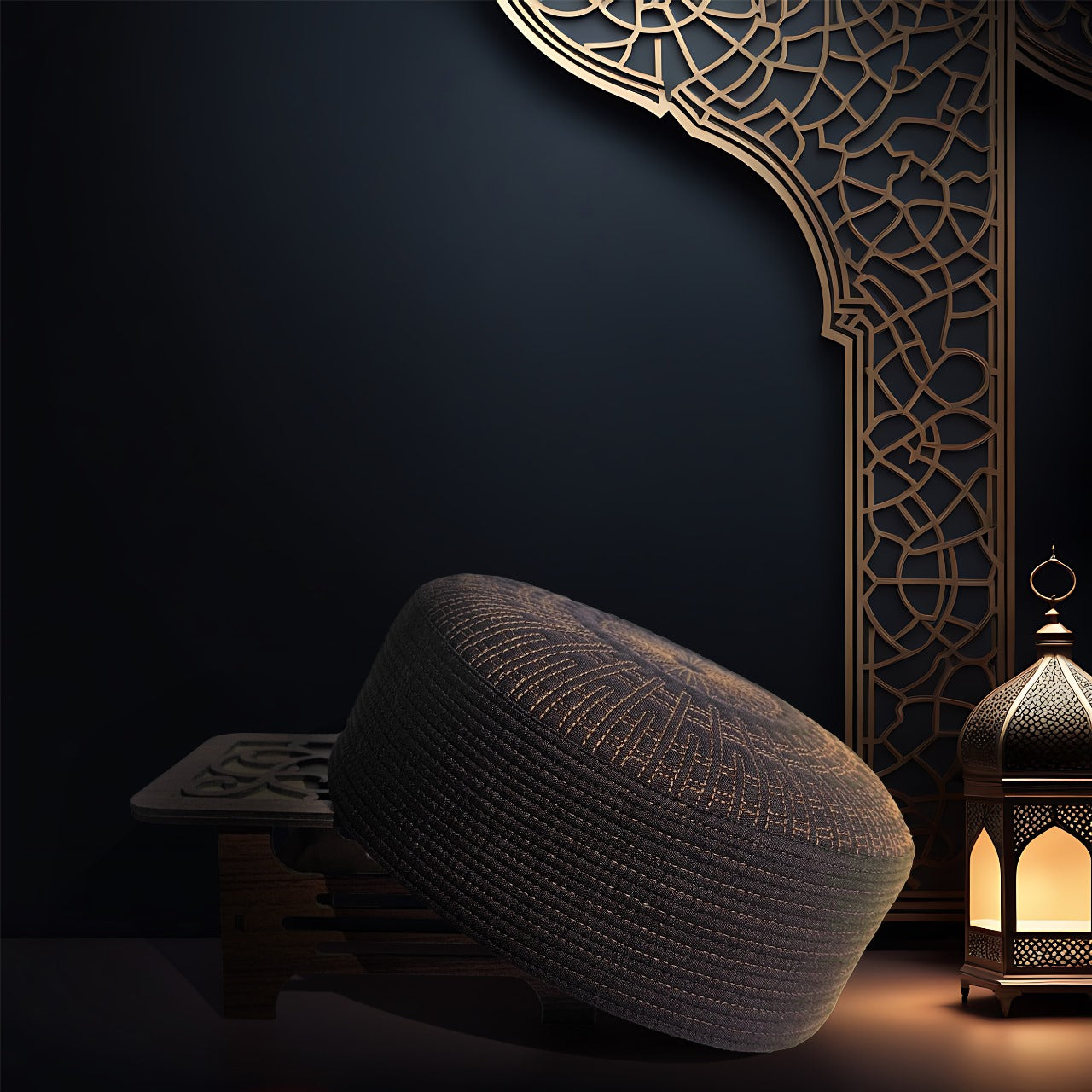 Dark Broown Rasha Koofi